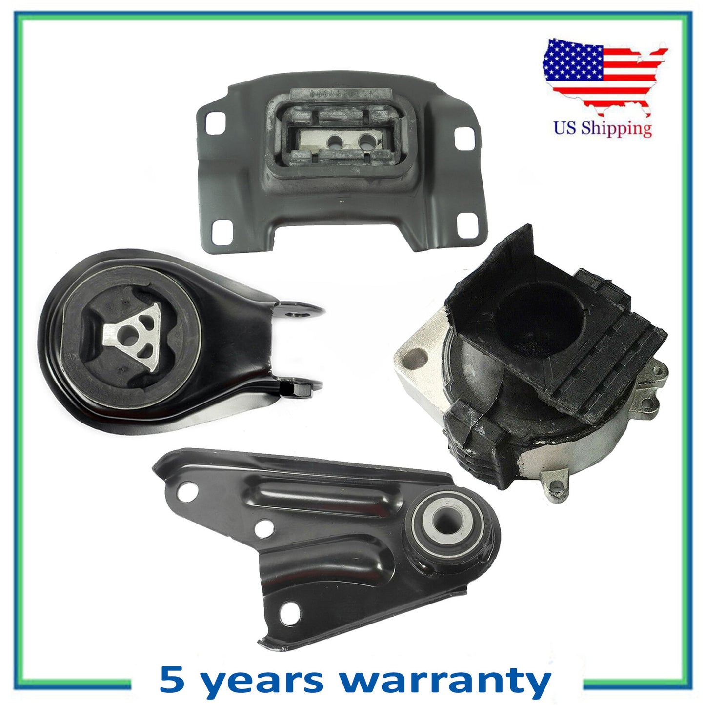 Set 4 PCS Engine Motor & Auto Trans Mount For Mazda 10-13 3,3 Sport 12-15 5 2.5L