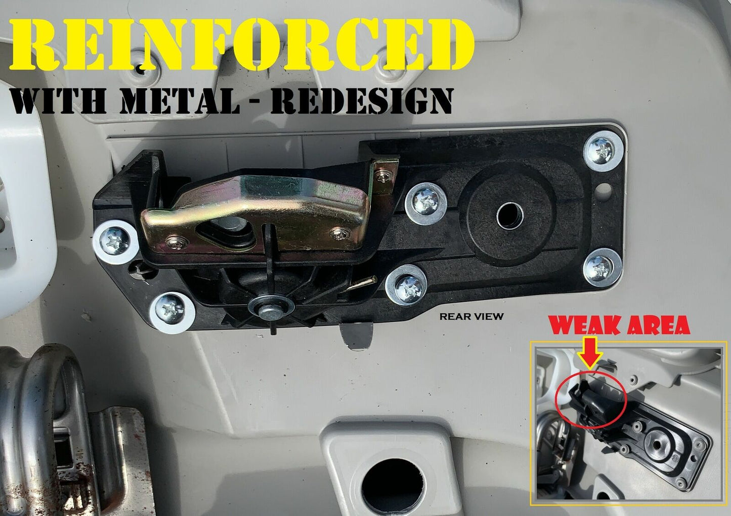 Right Upgraded Interior Door Handle Repair Kit For 2007-2014 GMC Chevy Silverado