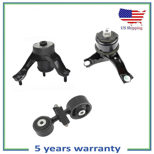 Set Japan Built Front RH Torq Strut FR & Manual Trans Mount For 02-06 Camry 2.4L
