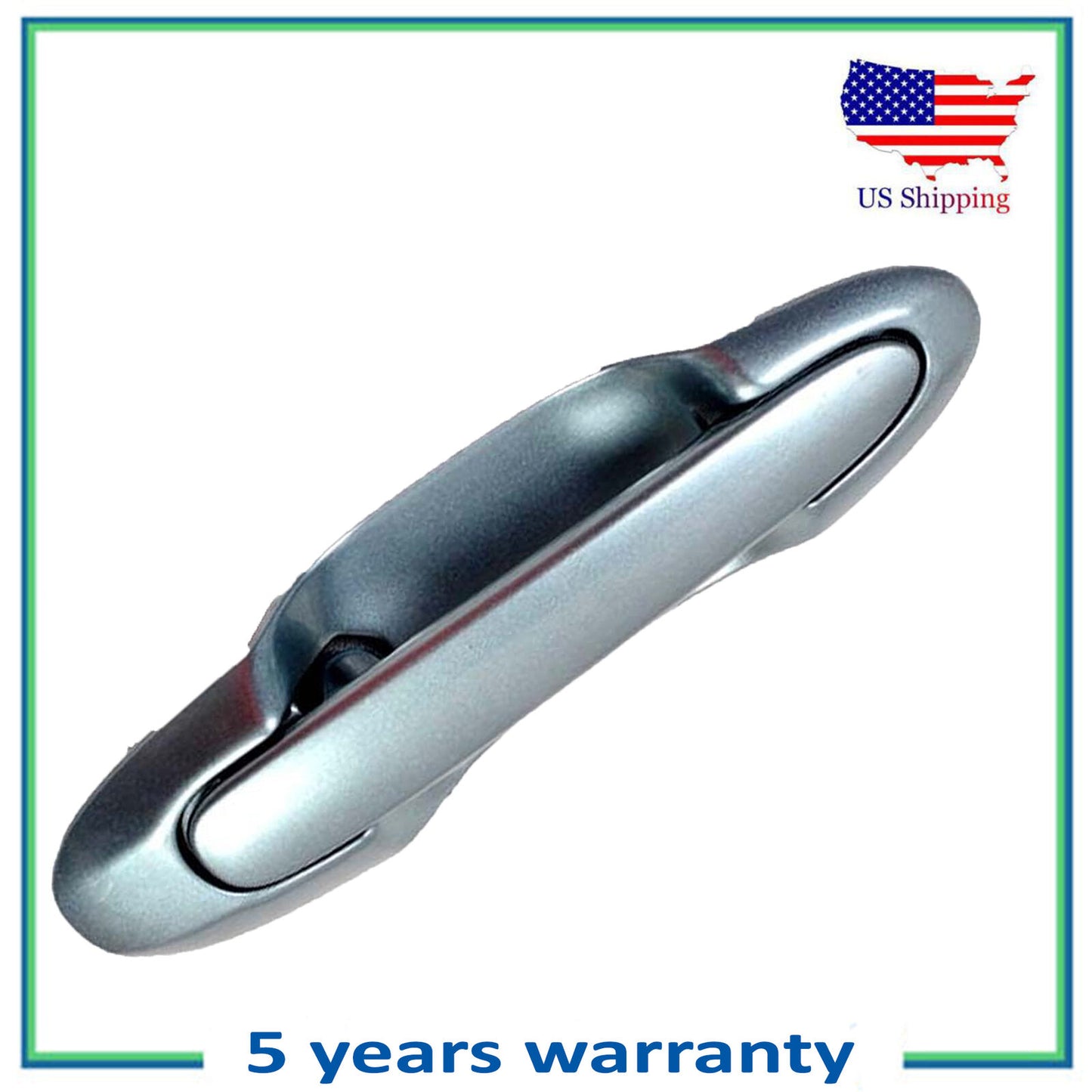 Rear Left Exterior Outside Door Handle For 2000-2006 Mazda MPV Mineral Blue 24B