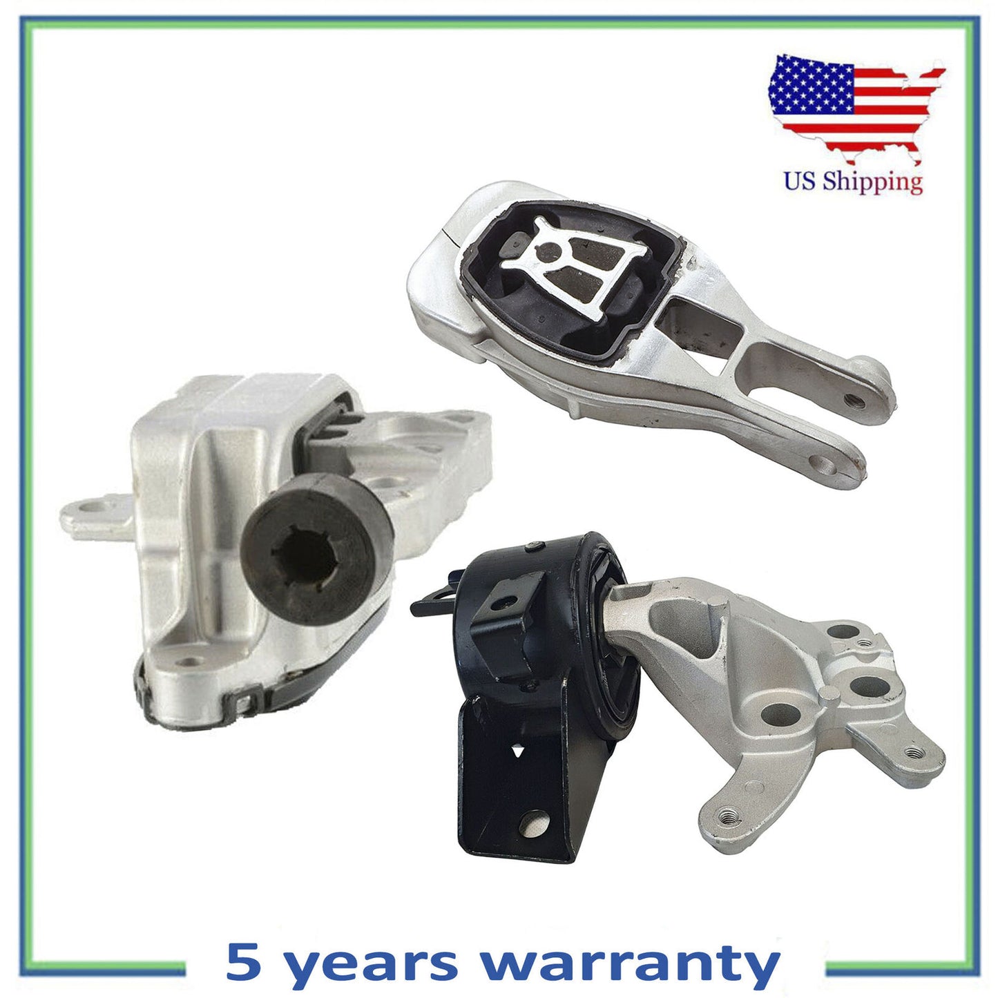 Juego 3pcs Motor Montajes & Auto Trans Montaje Para 13-16 Chevrolet Trax 1.4L
