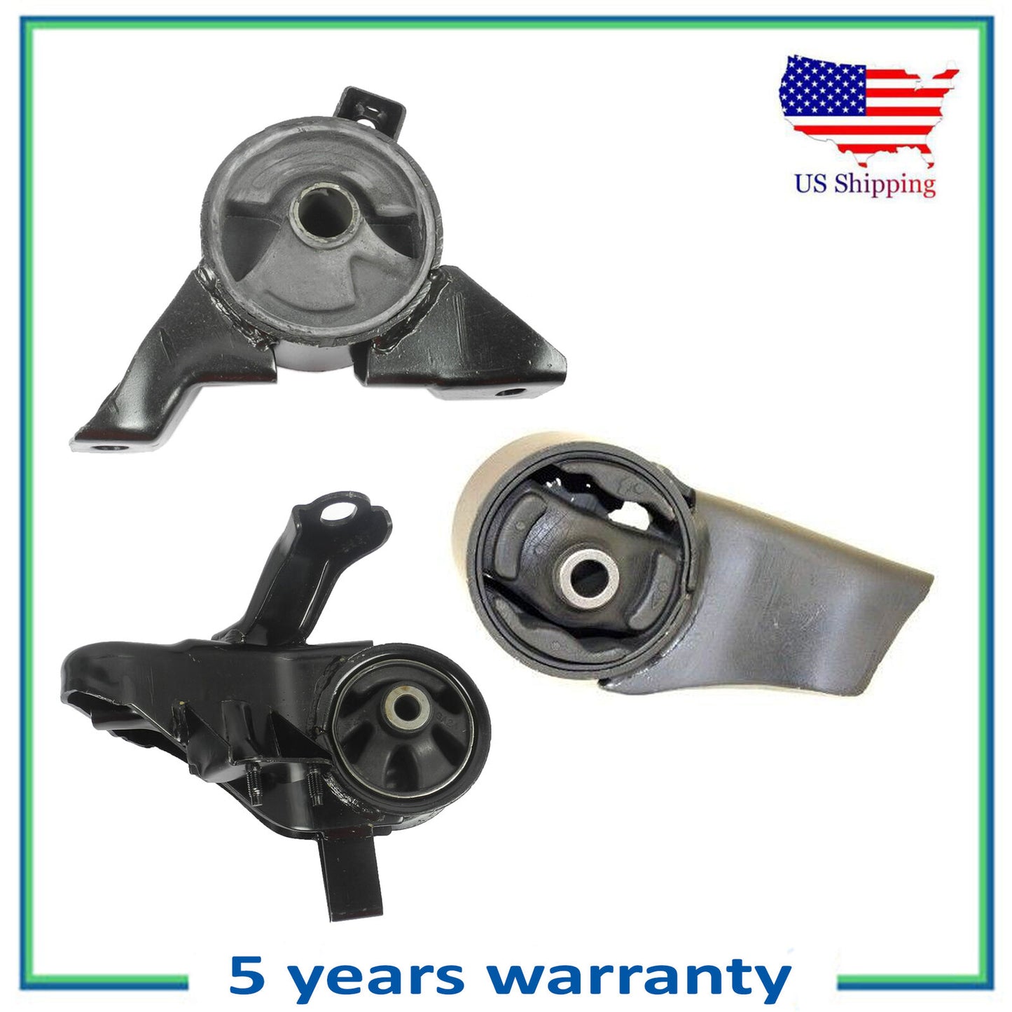 4401 6446 6462 Trans Engine Motor Mount For 2000 2002 Mazda 626 ES Sedan 2.0L