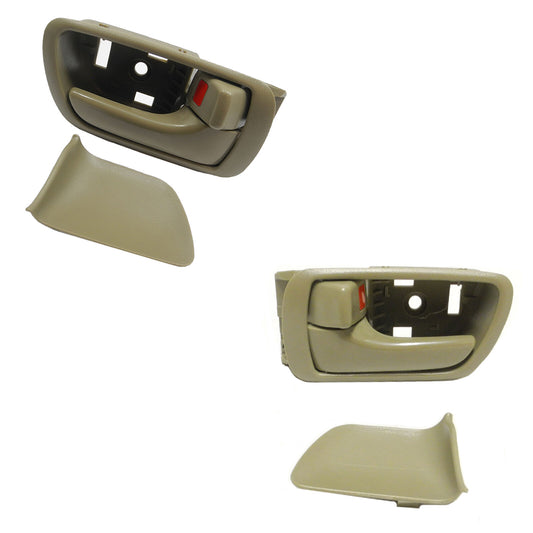 02-06 For Toyota Camry Tan Front Or Rear Pair Set 2pcs Interior Door Handle DS28