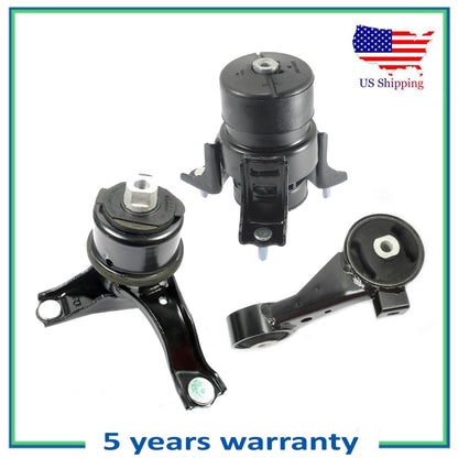 3PCS Engine Motor & Trans Mount For 2004-2006 Toyota Sienna 3.3L 62009 4295 4257