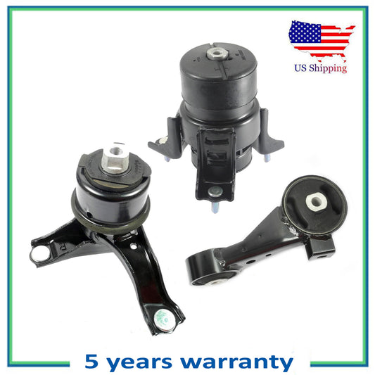 3PCS Engine Motor & Trans Mount For 2004-2006 Toyota Sienna 3.3L 62009 4295 4257
