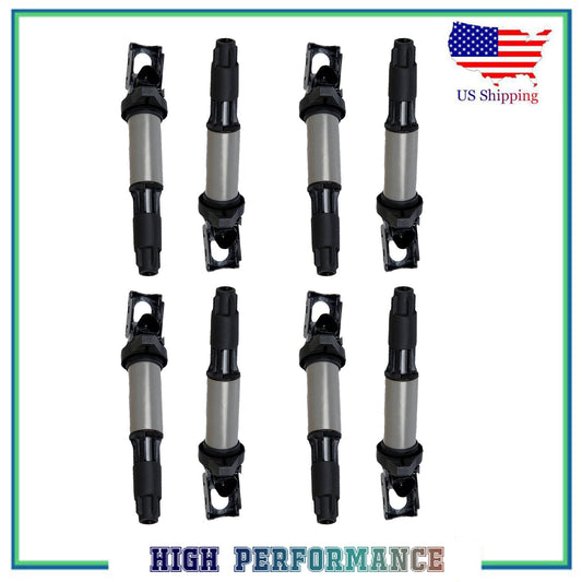 Set 8PCS Allumage Bobine Pour UF522 BMW E39 E46 E53 E60 E63 330Ci M3 X5 Z3 Z4