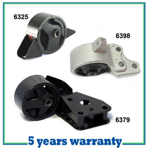 For 95-98 Nissan 200SX 1.6L M1044 Engine Motor & Trans. Mount Kit Set 3PCS Auto