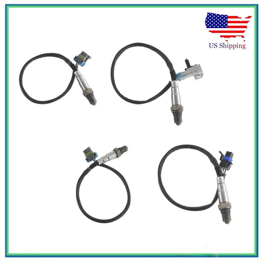 4Pcs New Oxygen Sensor Fits 13-15 Chevrolet Camaro LT 3.6L