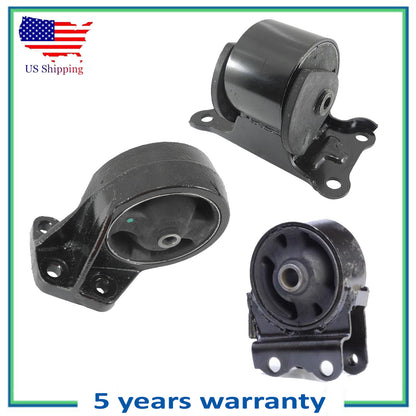Set Engine Motor & Trans Mount For 99-01 Hyundai Sonata 2.4L 2.5L 7100 7106 6188