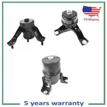 3PCS Japan Built Engine Motor & Manual Trans Mount For 02-06 Toyota Camry 2.4L