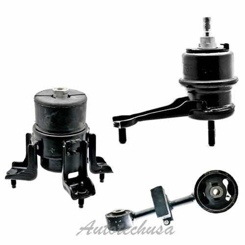 M925 For 02-03 Toyota Solara 2.4 L4 9572 62052 62016 Engine Motor Mount Set 3PCS
