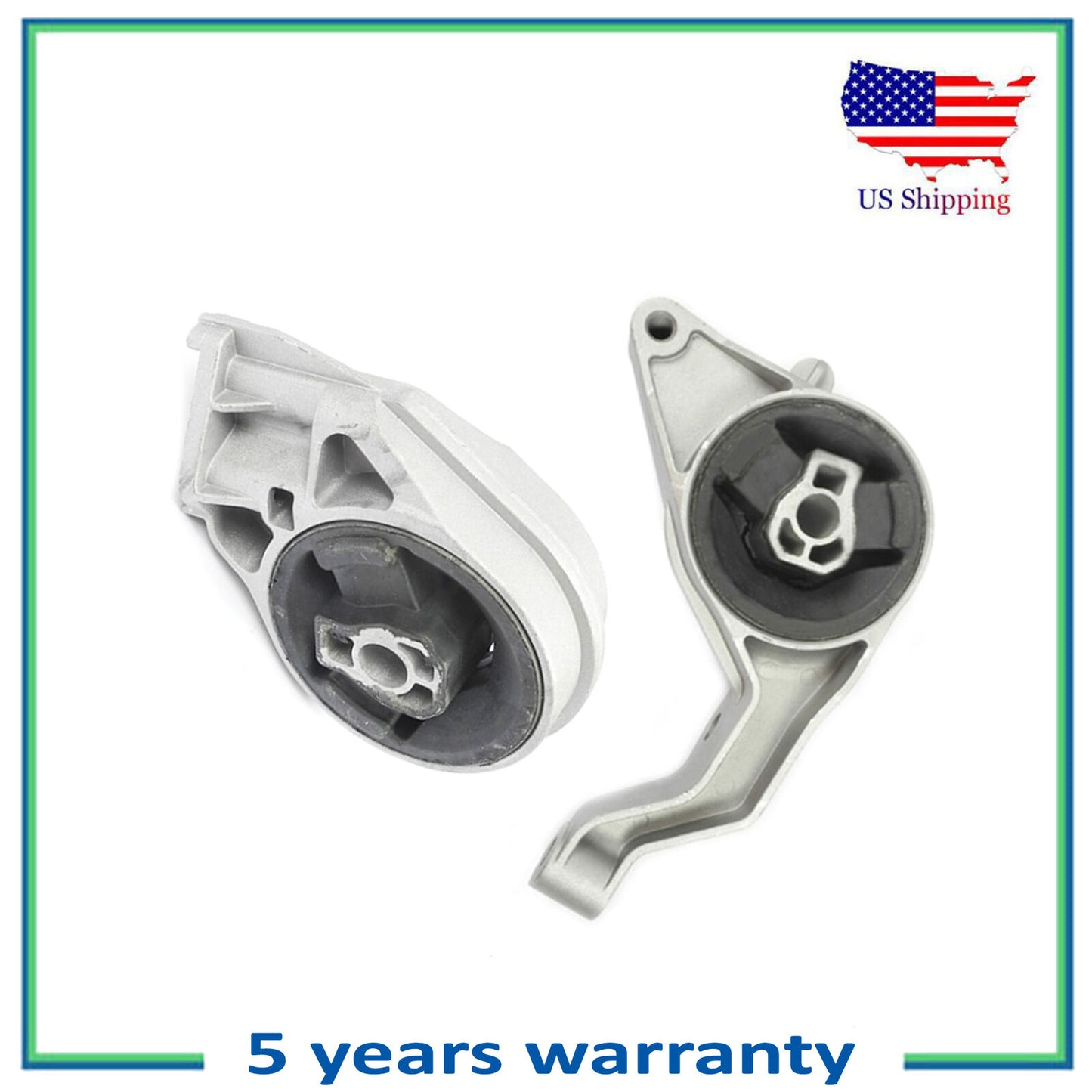Transmission Mount For Chevrolet Pontiac Saturn 2.2L 2.4L 5374 3081 SET 2PCS