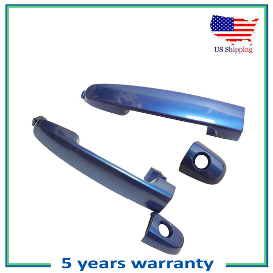 Front Outer Door Handle Set For 02-06 TOYOTA Camry Blue Mica 8Q1 DS532