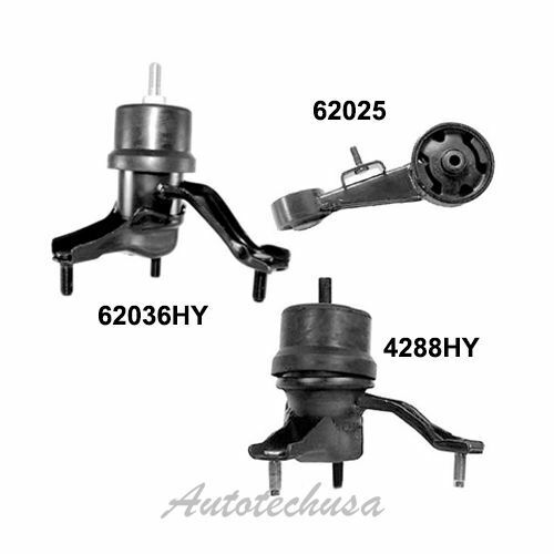 M889 Engine Motor & Trans Mount 3PCS For 07-12 Toyota Camry Avalon 3.5L for Auto
