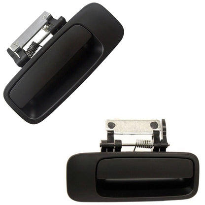 Rear Outside Door Handle Set 2PCS For 2000-2004 Toyota Avalon Non Painted Black