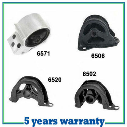 Trans Engine Motor Mount For 1994-2001 Acura Integra 1.8L Set 4 PCS Auto M293