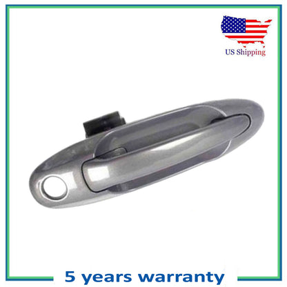 Front R Outside Door Handle For 1C7 Thunder Gray Metallic Toyota Tundra Sequoia