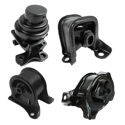 Set 4PCS New Engine Motor & Trans Mount Manual For 96-97 Honda Accord 2.2L DX LX