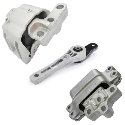 3PCS Motore, Torque Montante & Trans Per Audi Tt TTS Quattro VW Cc Passat 2.0