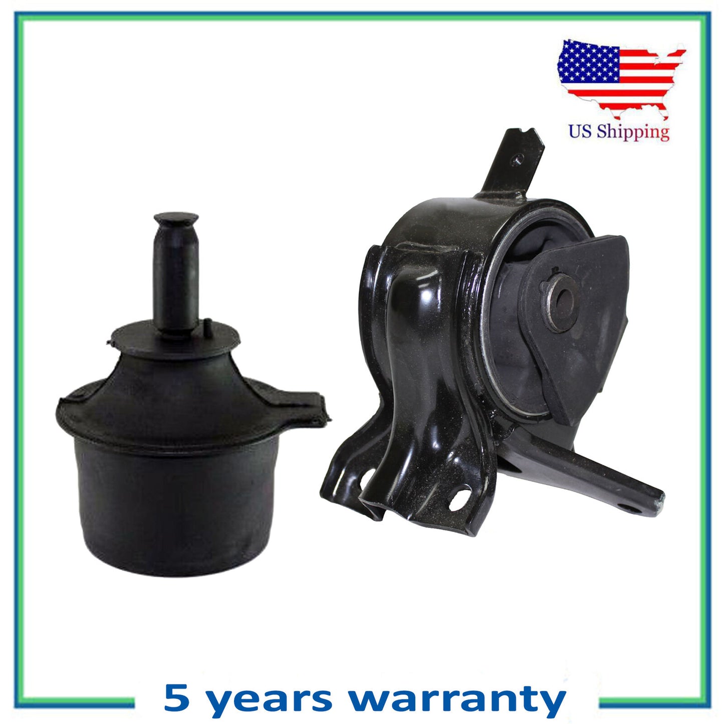 2PCS Motor & Trans Halterung Für 2006-2008 Hyundai Sonata 2.4L 7151 7157
