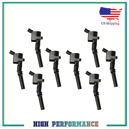 New Ignition Coil For Set 8PCS Ford Mercury Lincoln FD503 DG508 4.6L 5.4L 6.8L