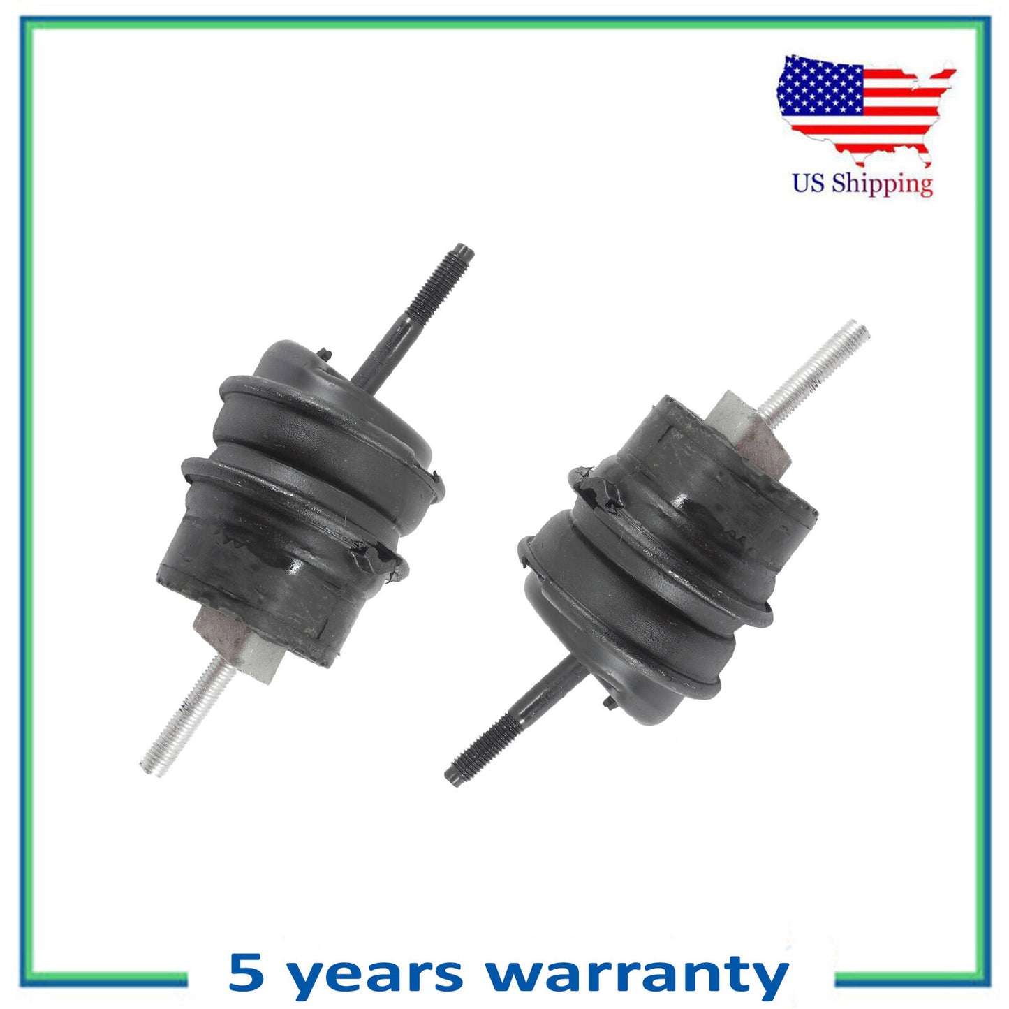 2Pcs Front Left & Right Engine Mount For 10-15 Chevrolet Camaro 3.6L 6.2L 7.2L