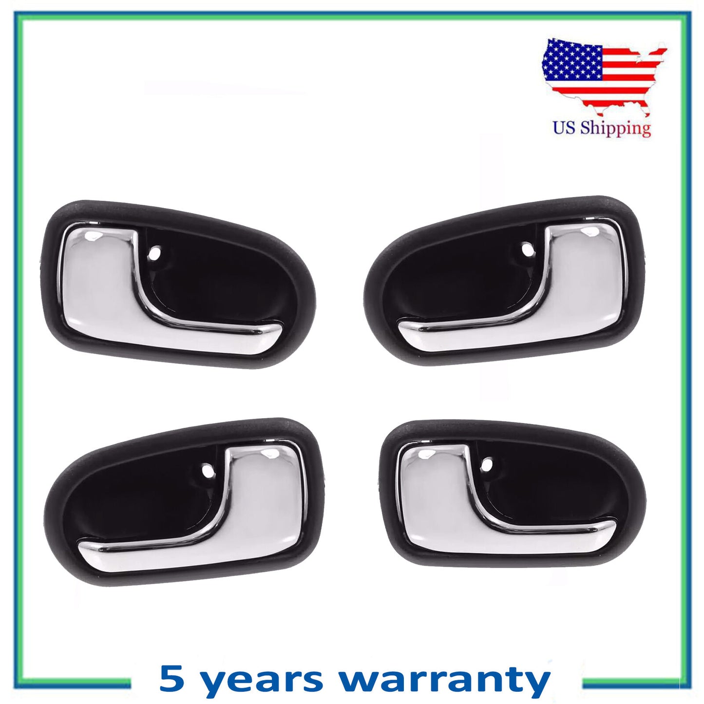 4 PCS Interior Door Handle For Full Set Mazda Protege 323 626 Ford Activa Liata