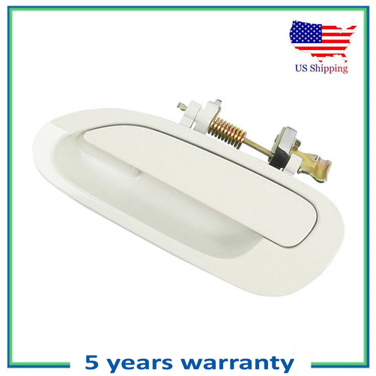 Rear Left Outside Door Handle New For 1998-2002 Honda Accord NH578 Taffeta White