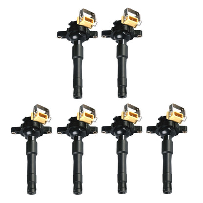 6PCS Ignition Coil For UF354 UF300 5C1050 BMW 323Ci 323i 325Ci 740iL Z8 M3 M5 X5