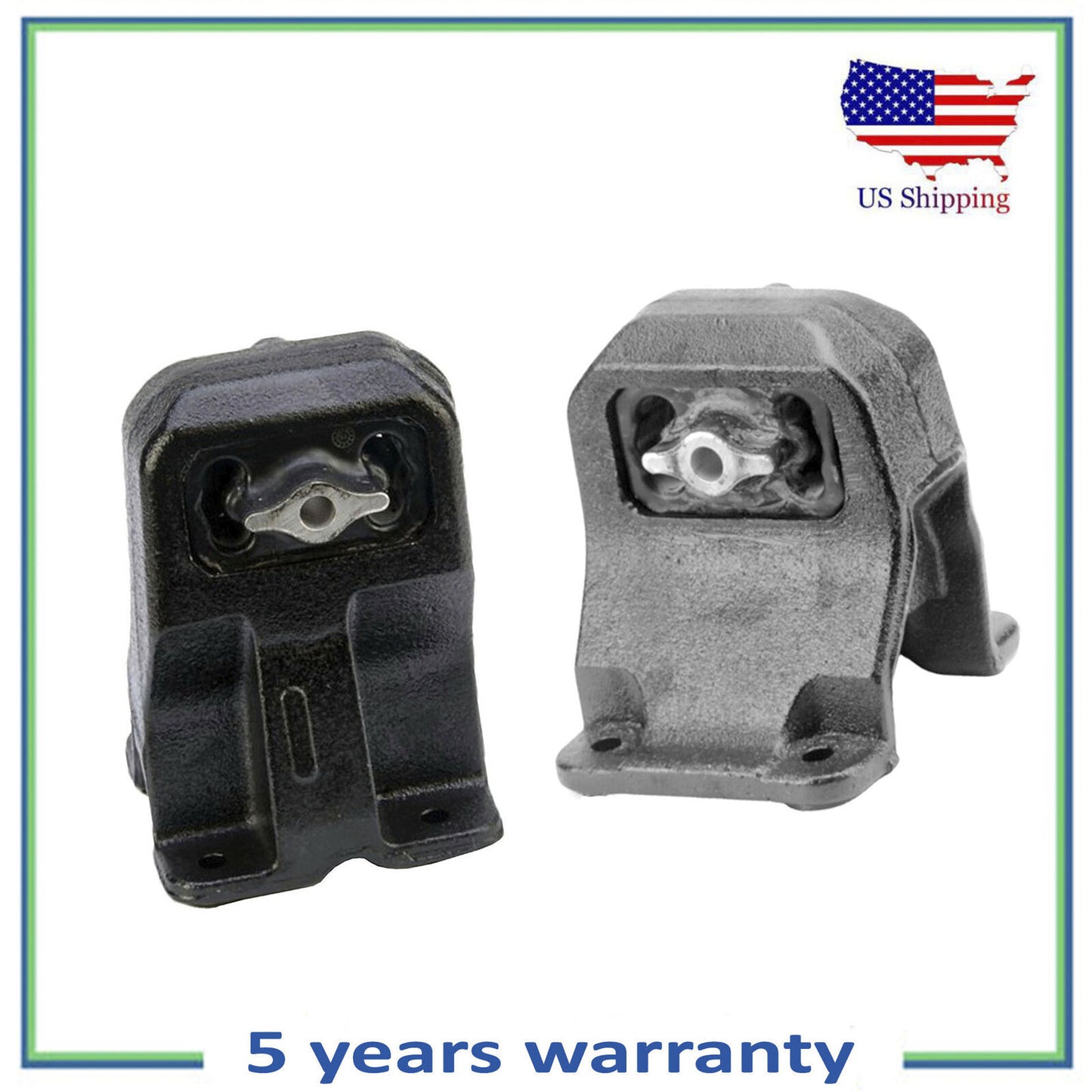 Set 2Pcs Front Right & Left Engine Mounts For 2003-2005 Dodge Ram 1500 5.7L RWD