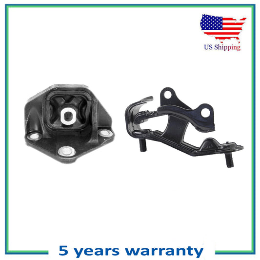 2PCS Transmission Mount For 2003-2007 Honda Accord 3.0L Automatic 4524 4544