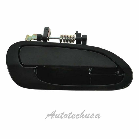 98-02 For Honda Accord Rear Right Exterior Outside Door Handle Smooth Black D086