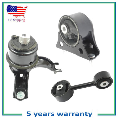3PCS Engine Motor Mount For 2004-2007 Toyota Highlander 2.4L 7299 4211 4240