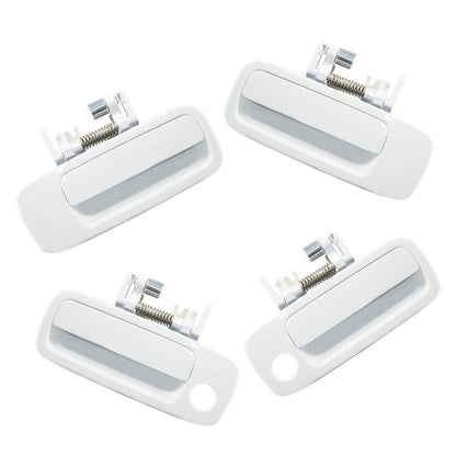 Front & Rear Set 4 Pcs Outside Door Handle For 2000-2004 Toyota Avalon 040 White