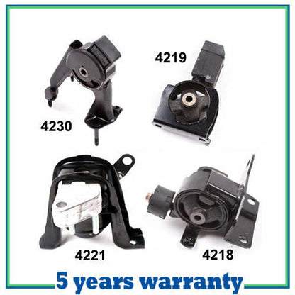 M957 Motor Montaje Juego 4PCS Para 2003-2008 Toyota Corolla 1.8L 2WD Con / Nuevo