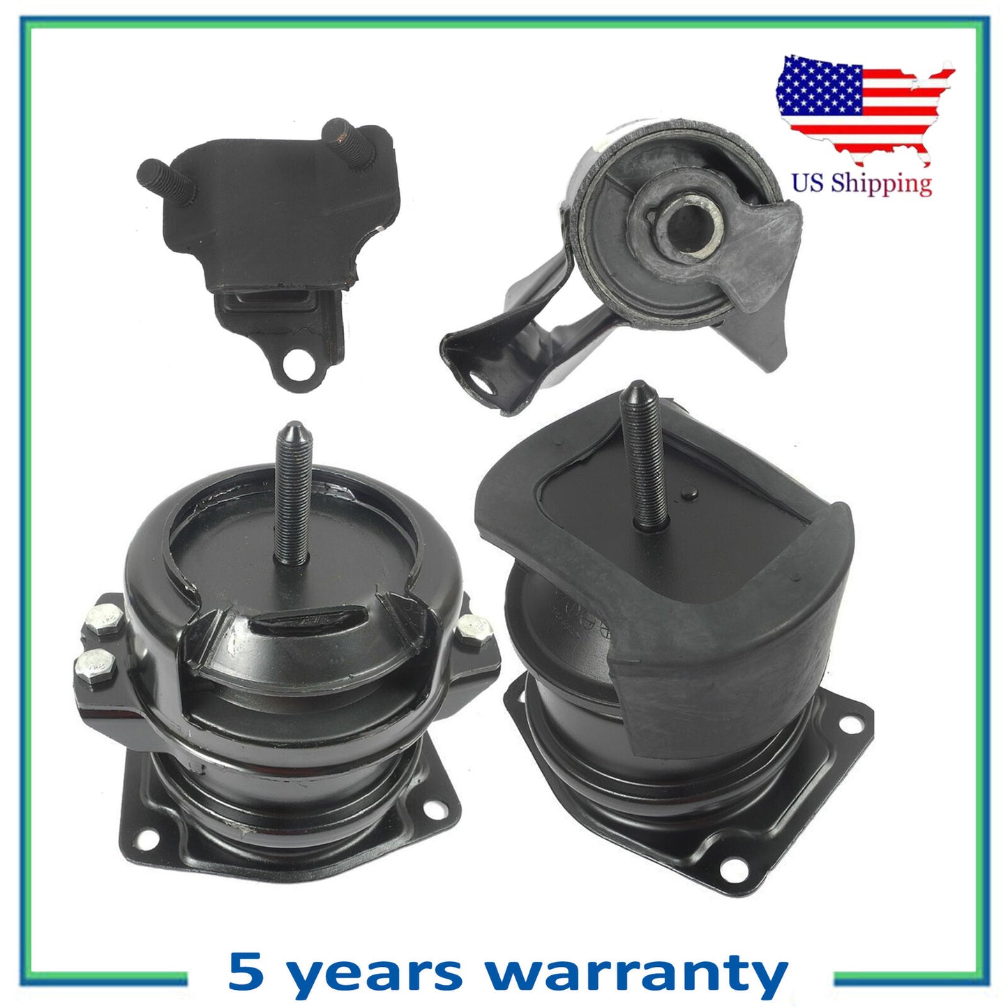 Juego 4PCS Fwd Motor & Transmisión Montaje Auto Para 00-03 Acura CL TL 3.2L