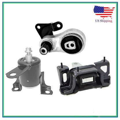 Set 3PCS Engine Motor & Transmission Mount For 2014-2019 Ford Fiesta 1.0 1.6L
