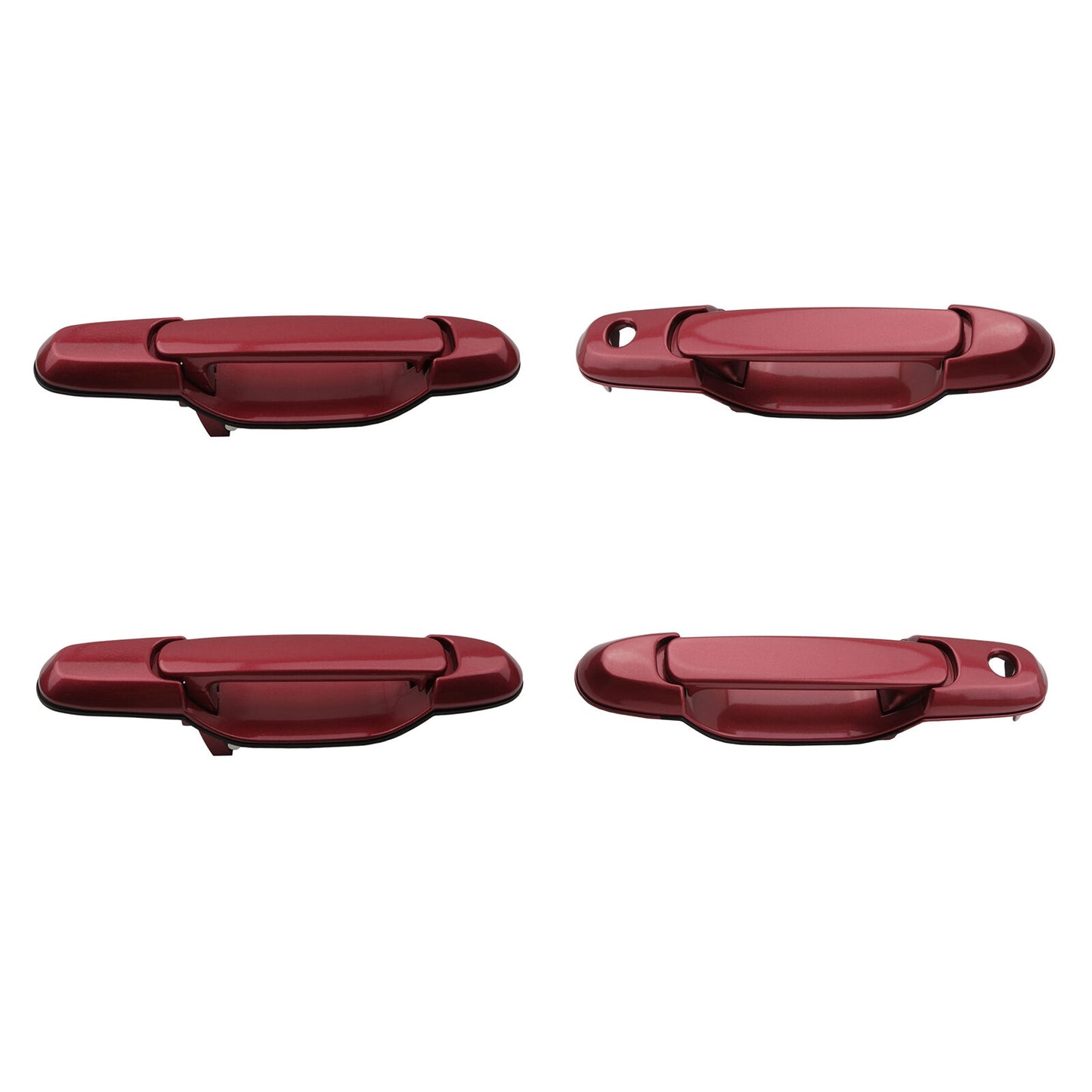 Set 4PCS Fuori Porta Manico Per 1998-2003 Toyota Sienna Nappa Bordeaux Perla 3M6