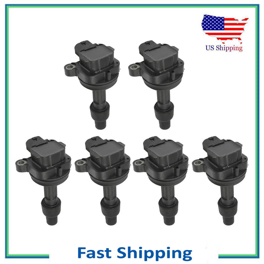 UF167 5C1322 C1089 Set 6pcs Ignition Coil For 92-98 Volvo 960 S90 V90 2.9L L6
