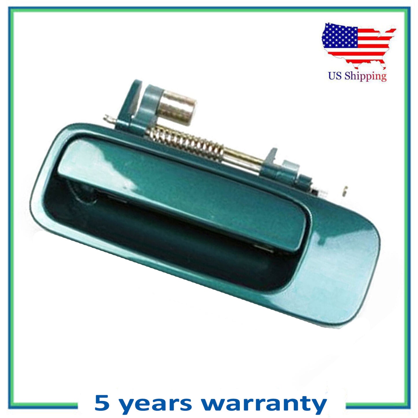 Rear Left Outside Door Handle For 1997-2001 Toyota Camry Green Pearl 6P2