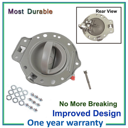 Avant Droit Intérieur Porte Poignée CR2823G2NS Pour 06-10 Jeep Commande Gris Vis