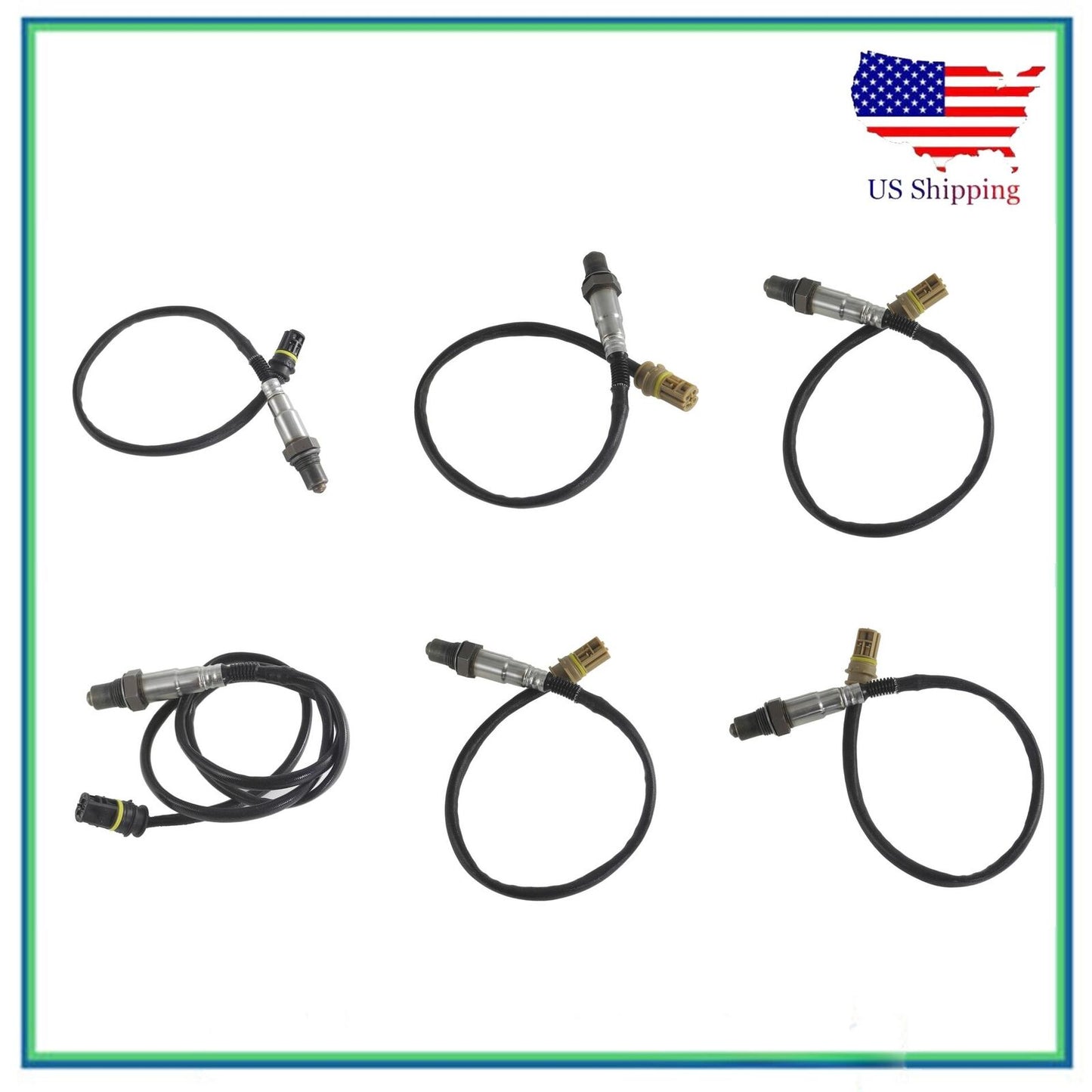 6Pcs Nuovo Ossigeno Sensore Per 04 Mercedes-Benz C320 Base