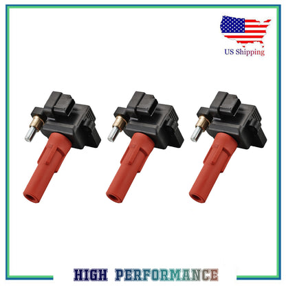 3PCS Ignition Coil For UF666 C-864 22433AA610 Subaru Legacy Tribeca Outback 3.6L