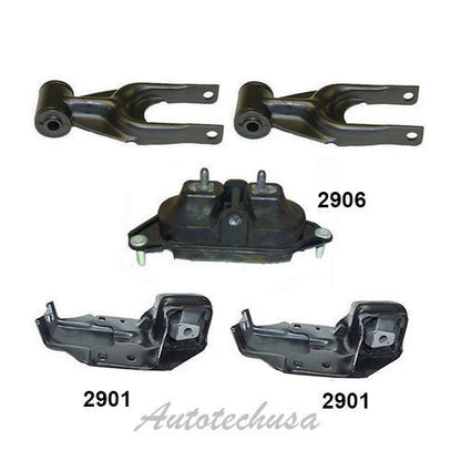M660 Engine Motor Mount Set 5PCS For 00-05 Chevrolet Impala 3.4L 2901 2906 2866