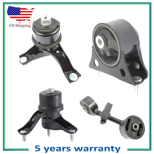 4 PCS Engine Motor & Transmission Mount For 2001-2003 Toyota Highlander 2.4L FWD