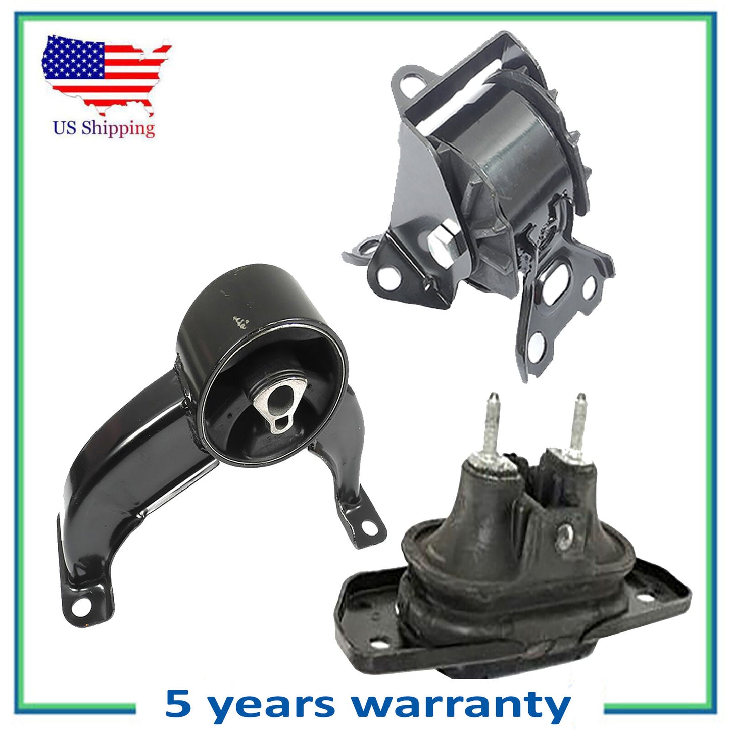 3PCS Moteur & Trans Montage Pour 2007-2010 Chrysler Sebring 2.4L 2.7L 3.5L