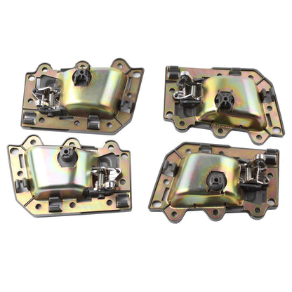 UPGRADED Interior Door Handle Set For 05-11 Jeep Grand Cherokee Tan Beige Chrome