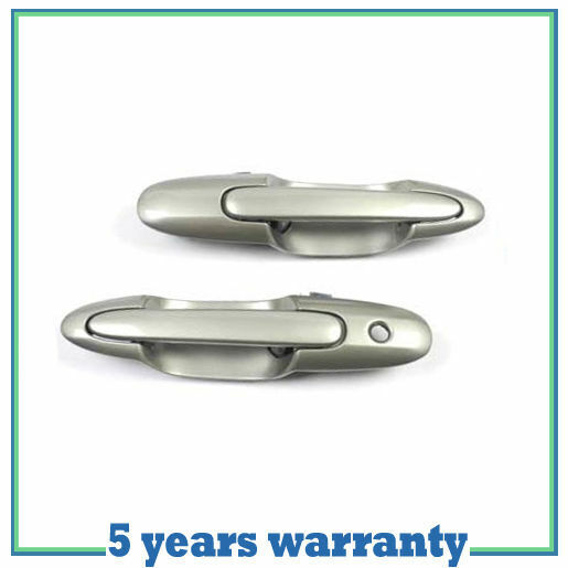 DS128 00-06 For MPV Outside Door Handle Front left &R Pair 28N GLOAMING SILVER