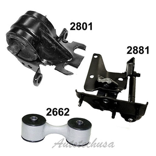 Engine Motor & Trans. Mount M1090 94-99 For Buick LeSabre 3.8L 2662 2801 2881
