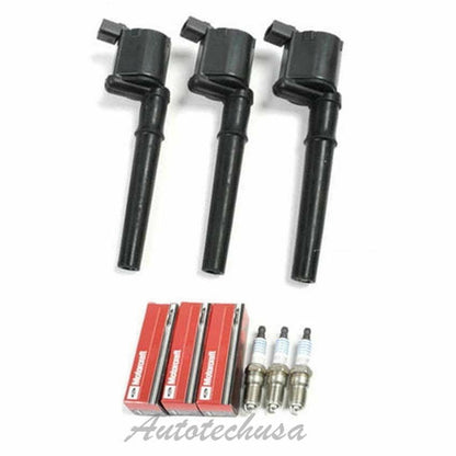 FOR FORD SET OF 3 IGNITION COIL DG512 With 3 SPARK PLUG SP493 IC054 B254*3